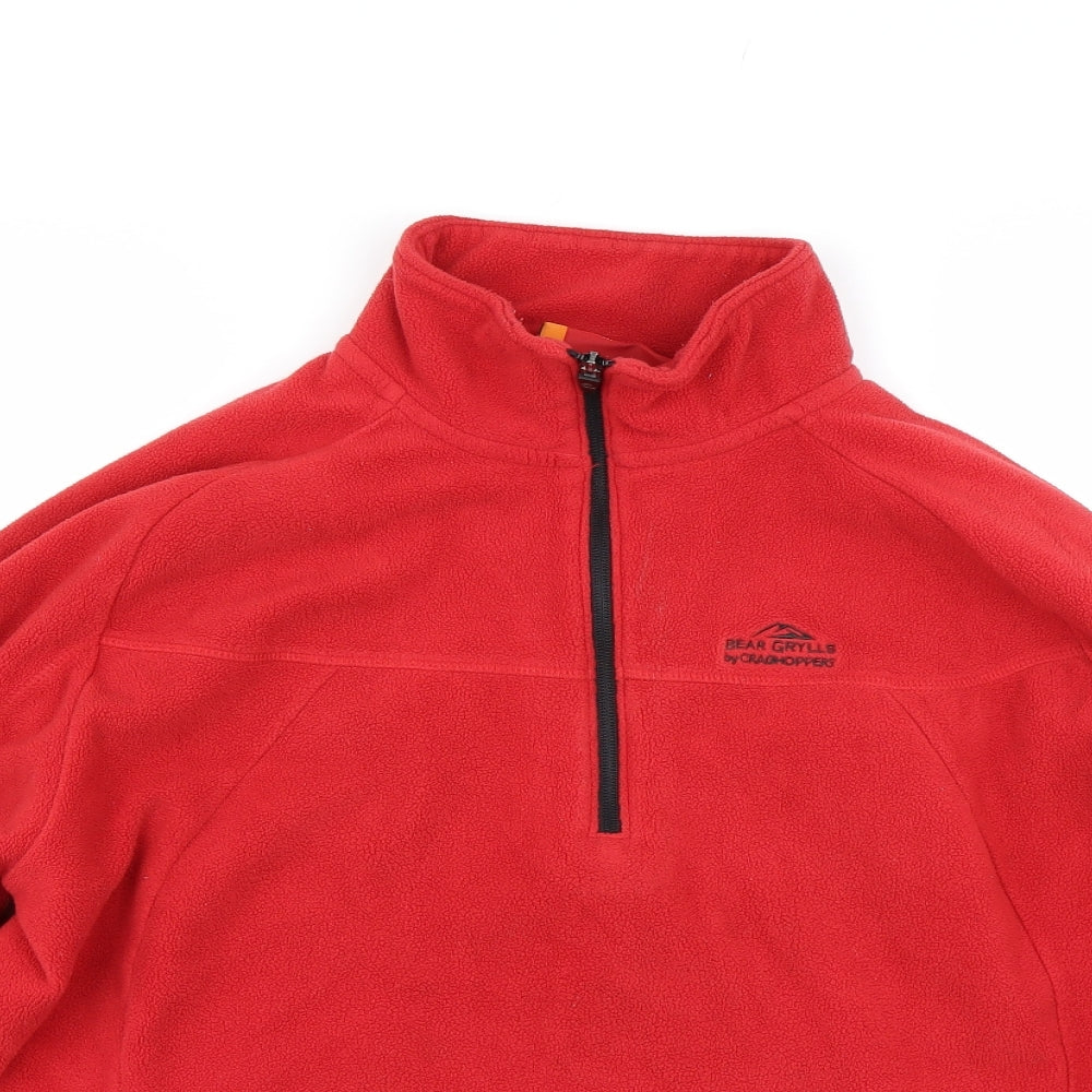 Craghoppers  Mens Red   Full Zip Sweatshirt Size L  - Bear Grylls