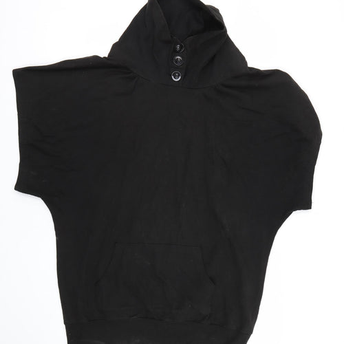 Denim co Womens Black   Pullover Sweatshirt Size 16