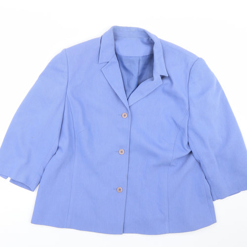 Debenhams Womens Blue   Jacket Suit Size 18