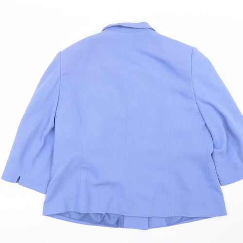 Debenhams Womens Blue   Jacket Suit Size 18