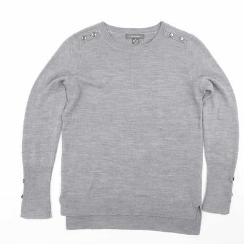 Primark Womens Grey   Pullover Jumper Size XS