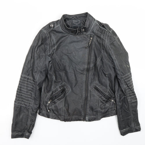 Denim co Womens Black   Jacket Coat Size 12