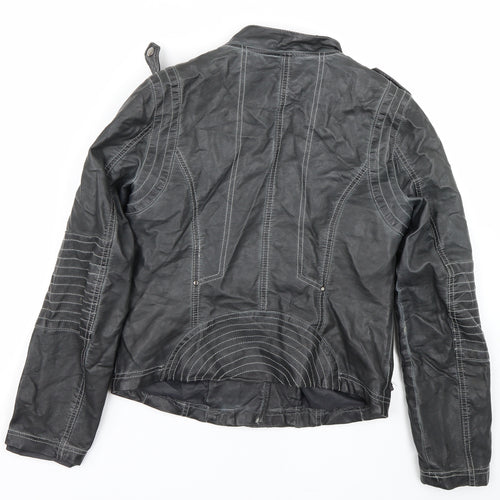 Denim co Womens Black   Jacket Coat Size 12