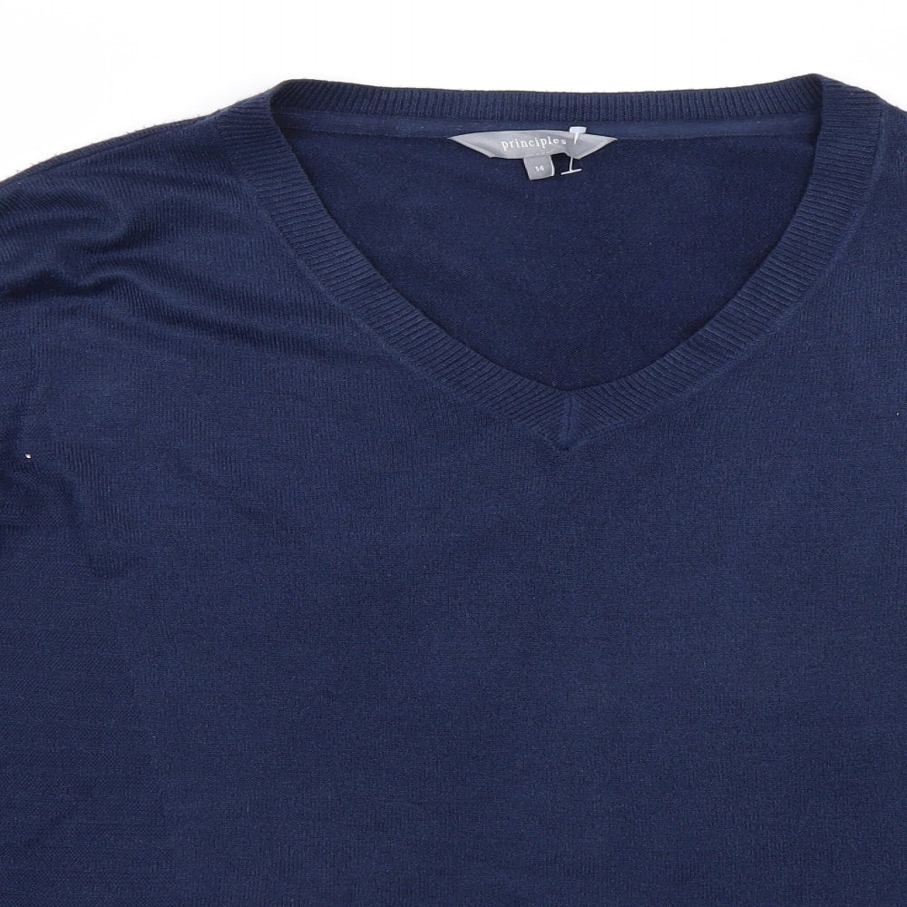 Principles Womens Blue   Pullover Jumper Size 14