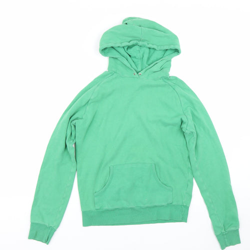 Topshop Womens Green   Pullover Hoodie Size 6