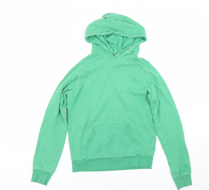 Topshop Womens Green   Pullover Hoodie Size 6