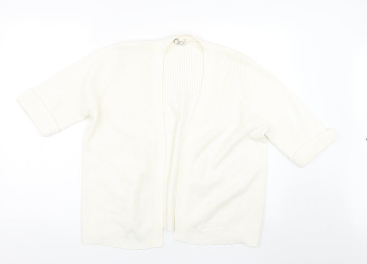 Authetic 1928 Womens White Cardigan Jumper Size M
