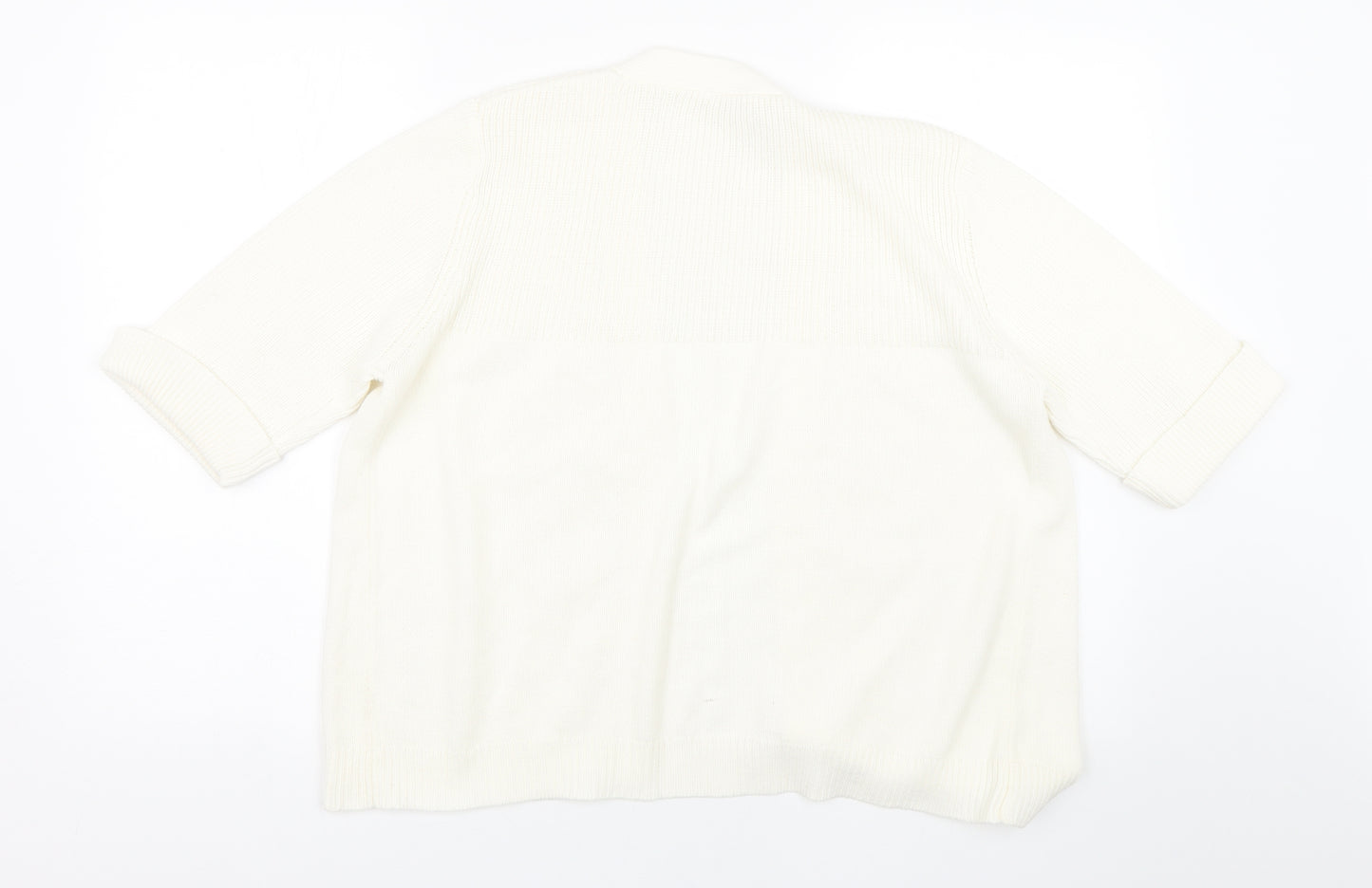 Authetic 1928 Womens White   Cardigan Jumper Size M