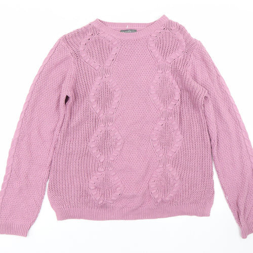 Papaya Womens Purple   Pullover Jumper Size 12