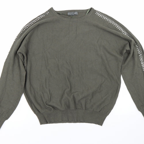 Primark Womens Green   Pullover Jumper Size 16