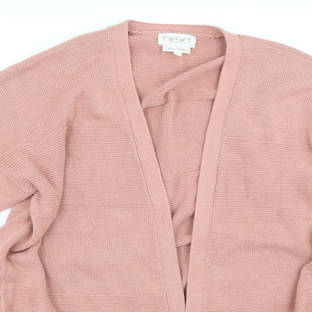 NEXT Womens Pink   Cardigan Jumper Size 14
