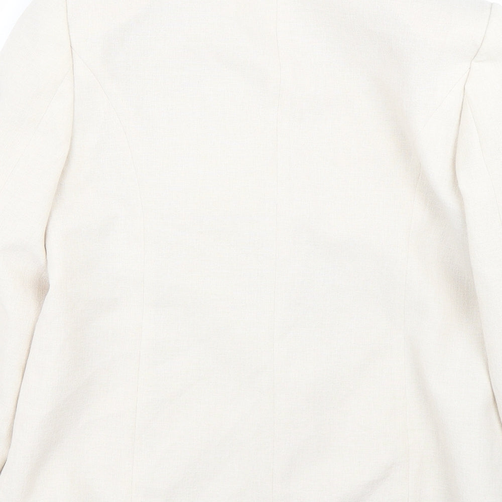 Honor Millburn Womens Beige   Jacket Suit Size M
