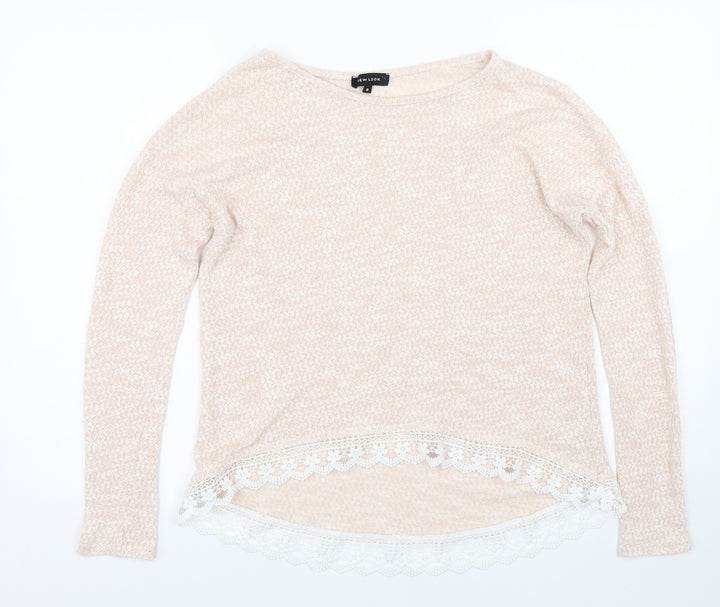 New Look Womens Pink   Pullover Jumper Size 8