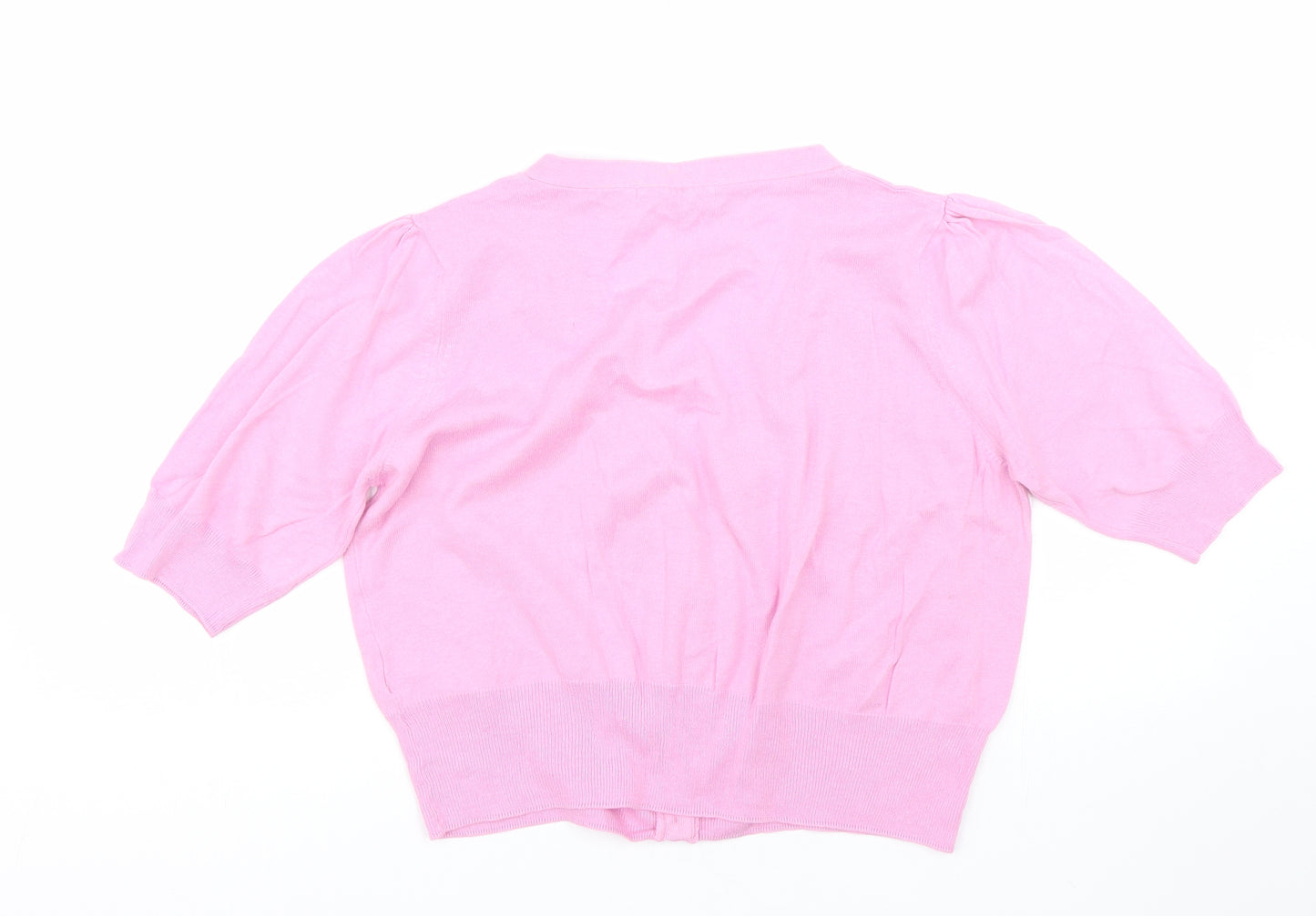 M&S Womens Pink   Cape Jumper Size 16