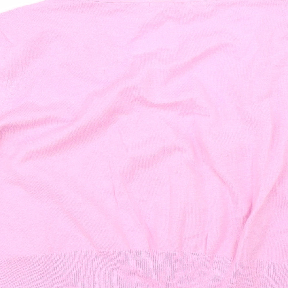 M&S Womens Pink   Cape Jumper Size 16