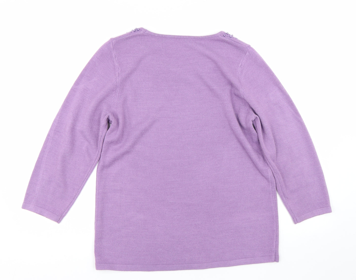 Preworn Womens Purple   Pullover Jumper Size M