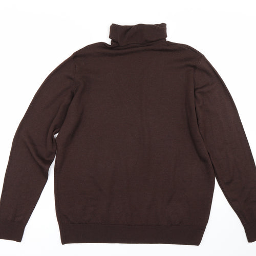 M&S Womens Brown   Pullover Jumper Size 16