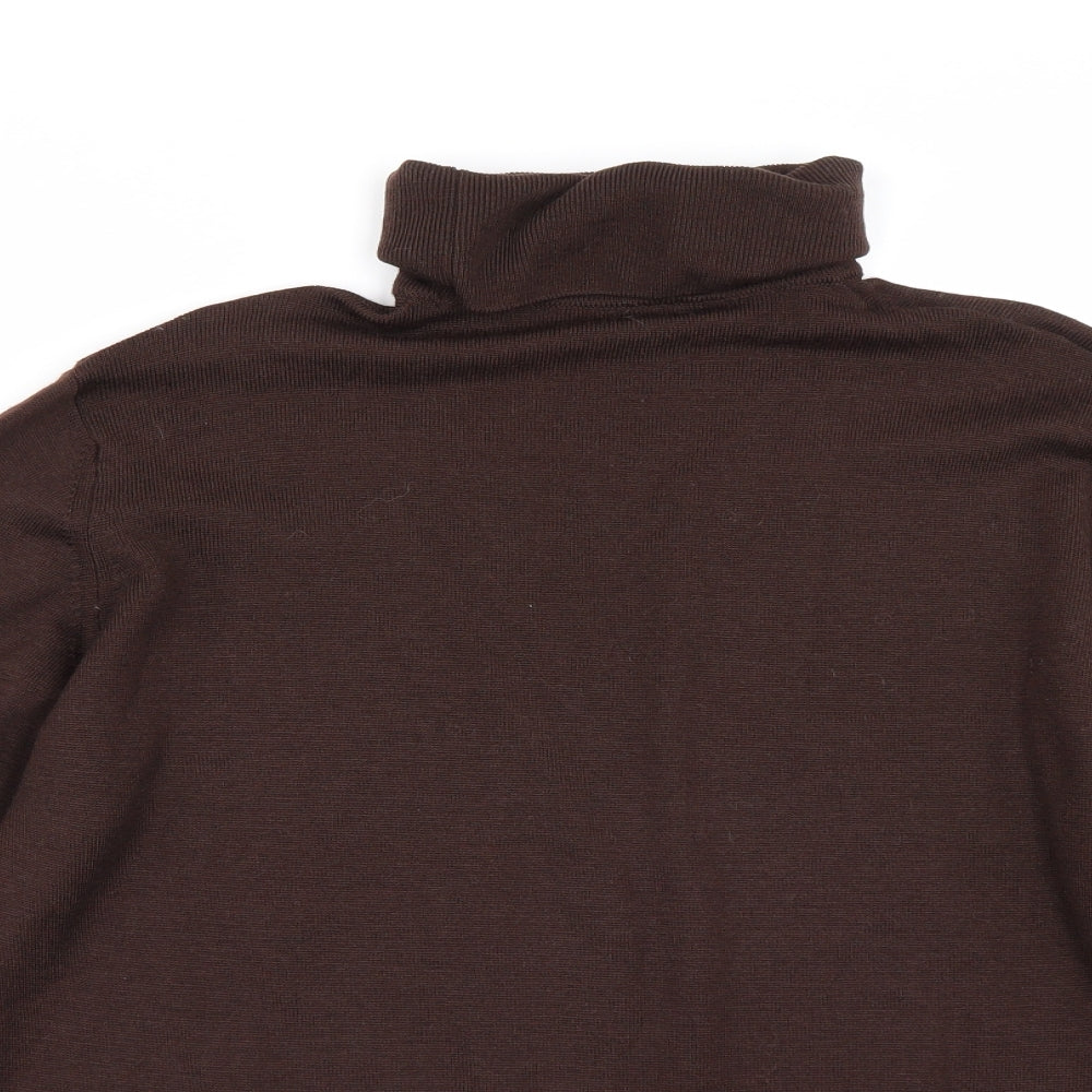 M&S Womens Brown   Pullover Jumper Size 16