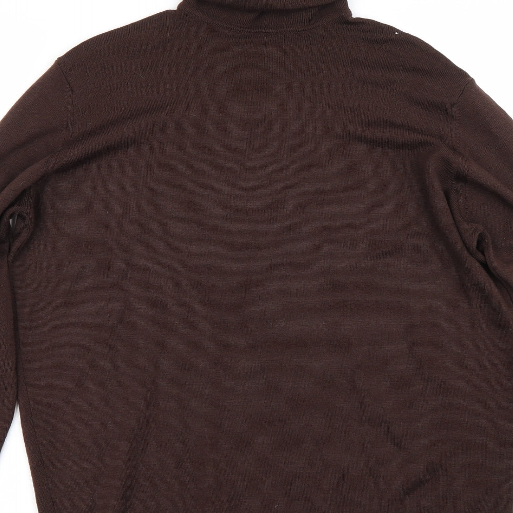 M&S Womens Brown   Pullover Jumper Size 16