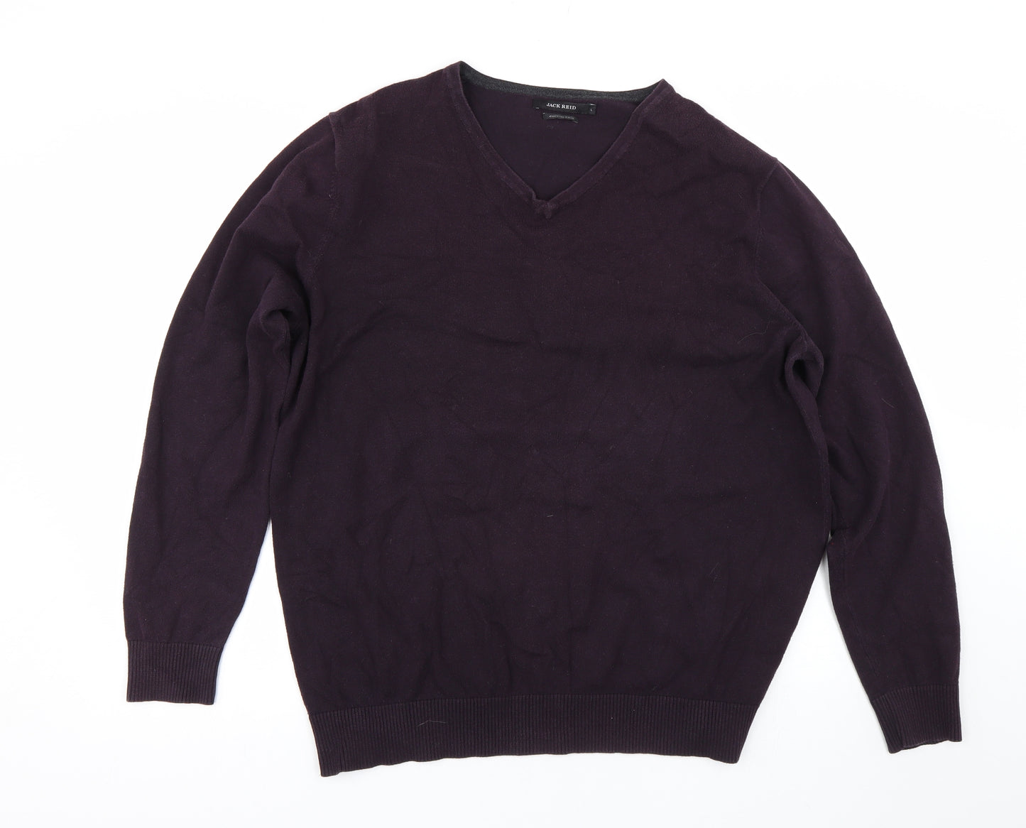 BHS Mens Purple   Pullover Jumper Size L