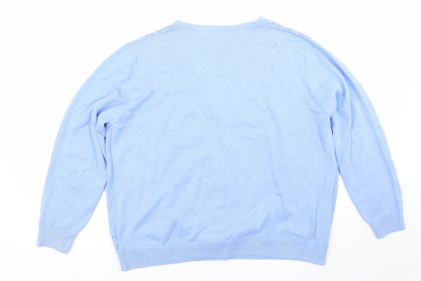 ISle Womens Blue   Cardigan Jumper Size XL