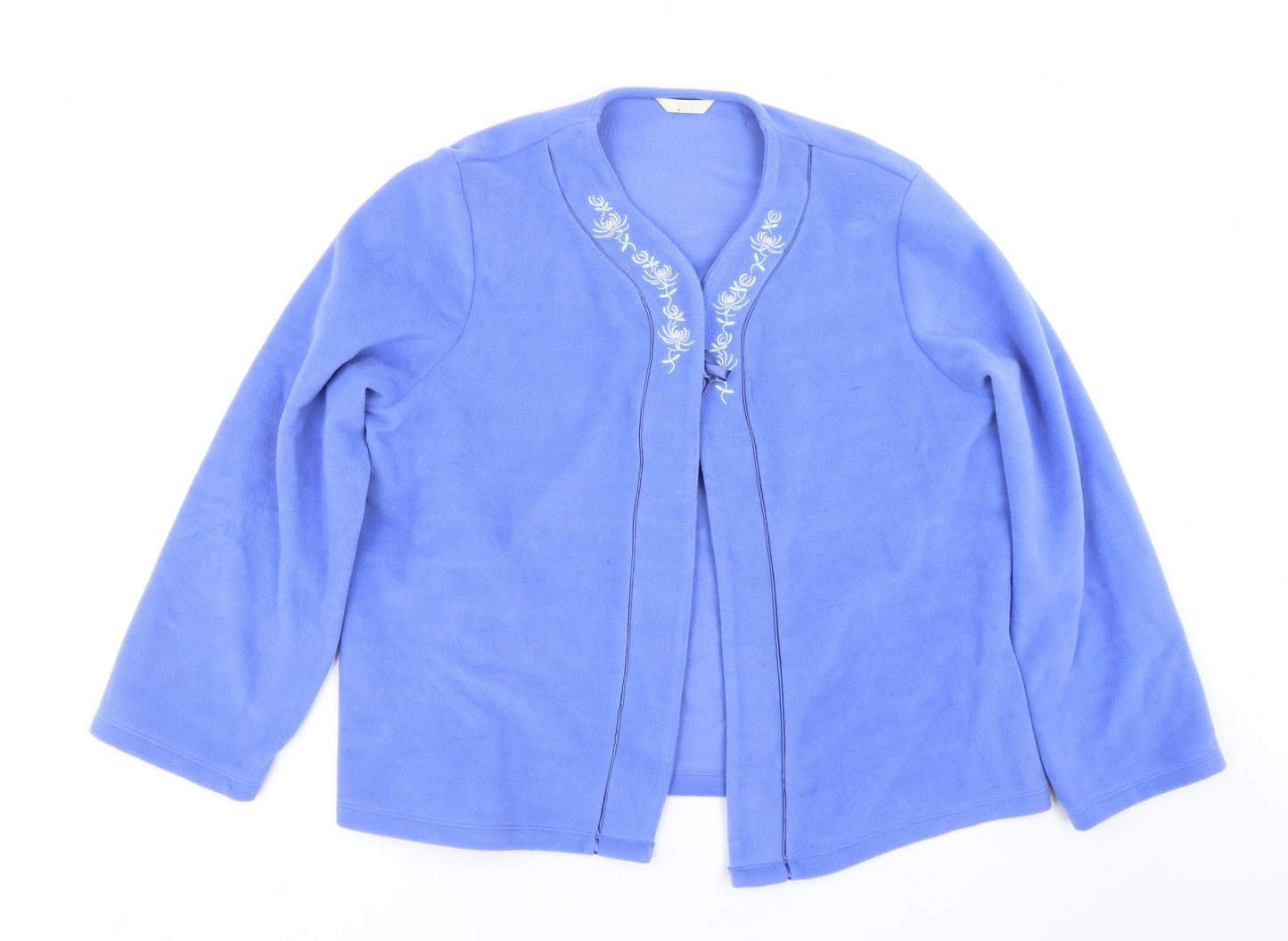 M&S Womens Blue   Cardigan Jumper Size 18