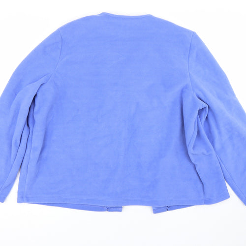 M&S Womens Blue   Cardigan Jumper Size 18