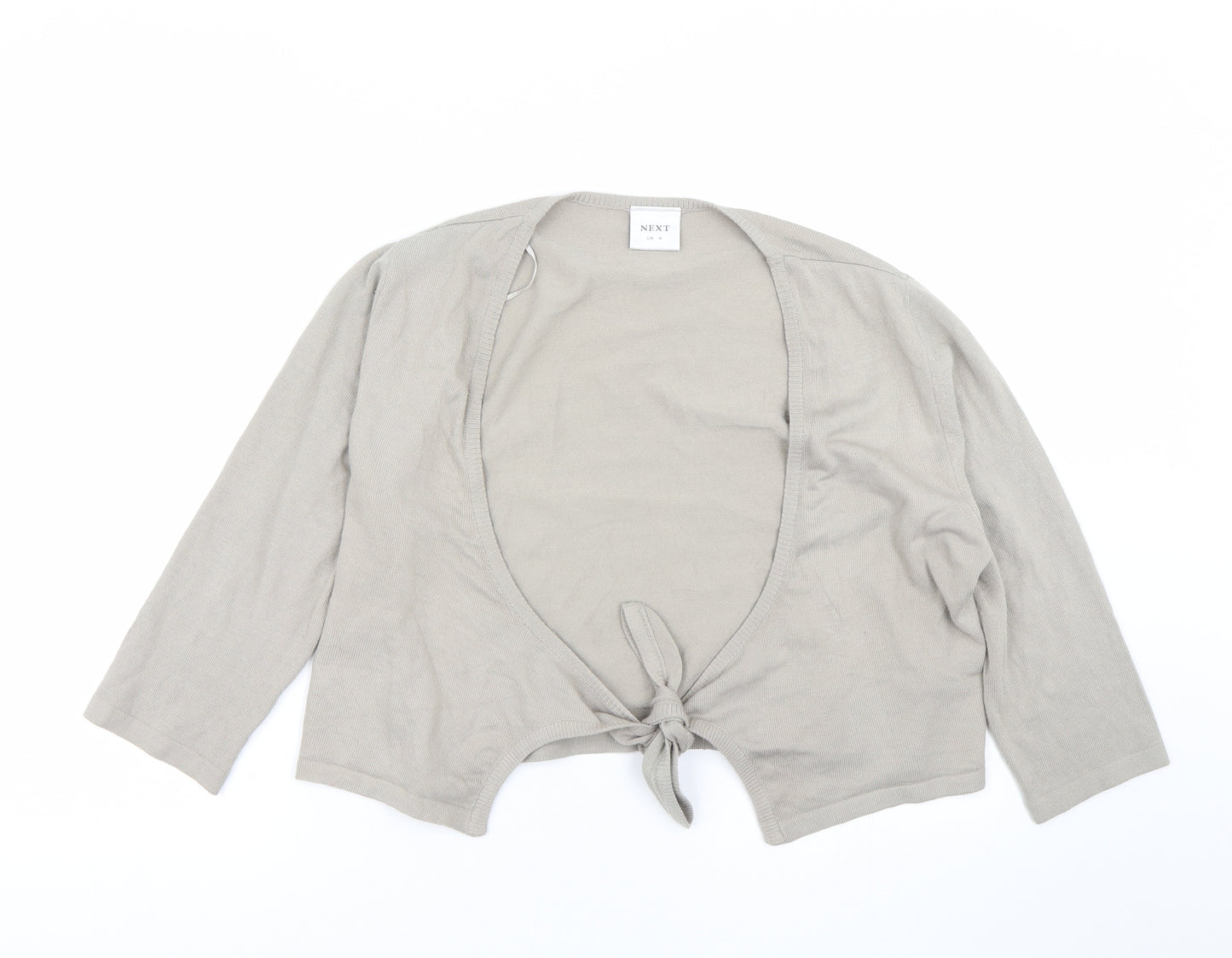 NEXT Womens Beige   Cape Jumper Size 16