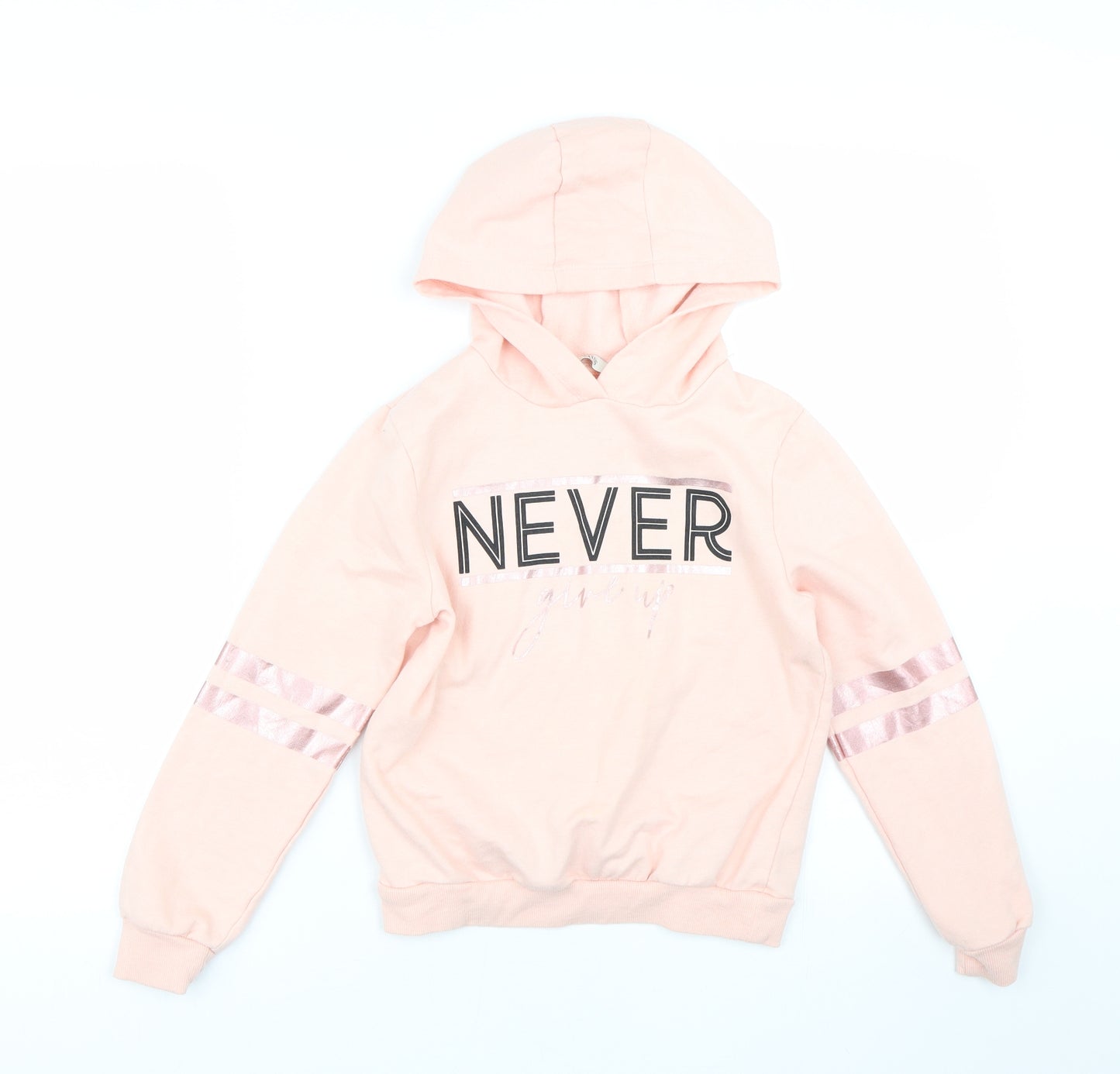 Miss evie Girls Pink   Pullover Hoodie Size 9-10 Years