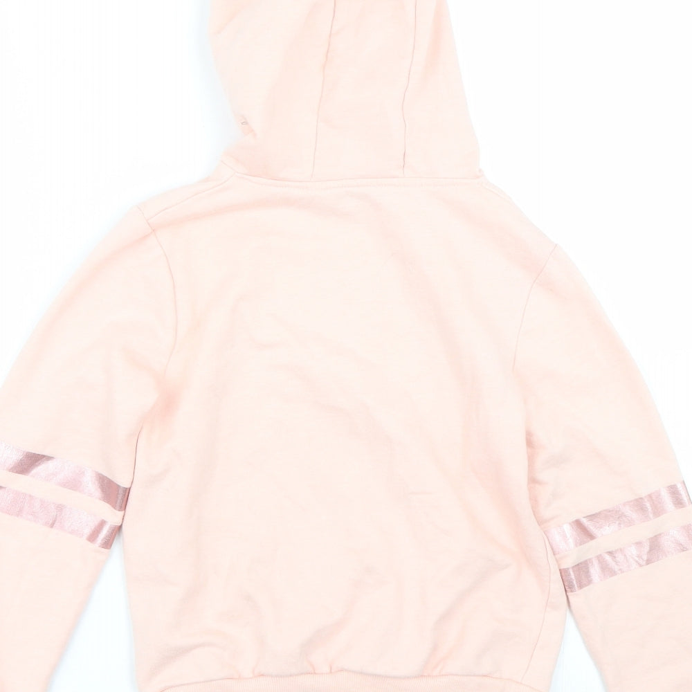 Miss evie Girls Pink   Pullover Hoodie Size 9-10 Years