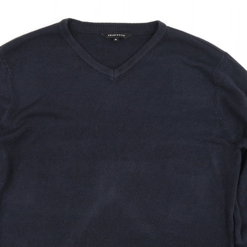 Peacocks Womens Blue   Pullover Jumper Size M