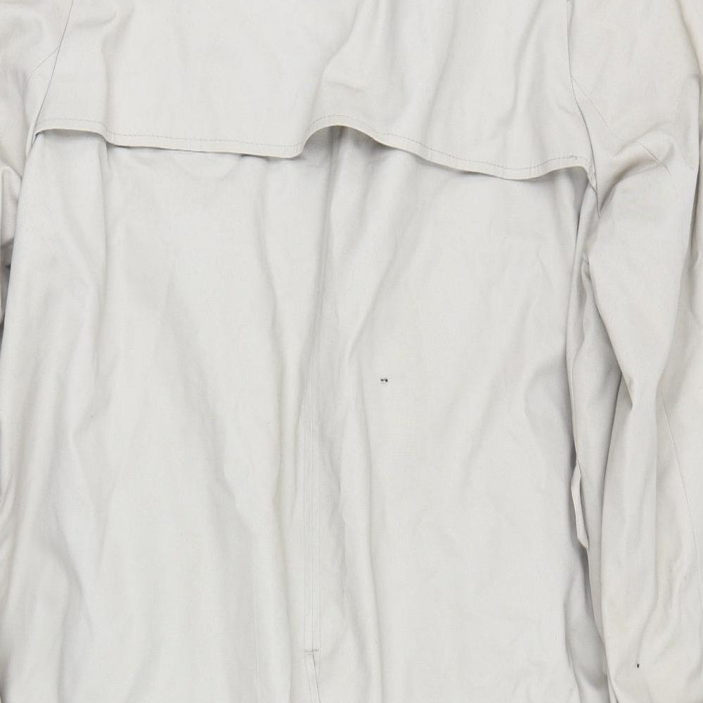 Preworn Womens Beige   Trench Coat Coat Size XL  - Includes belt