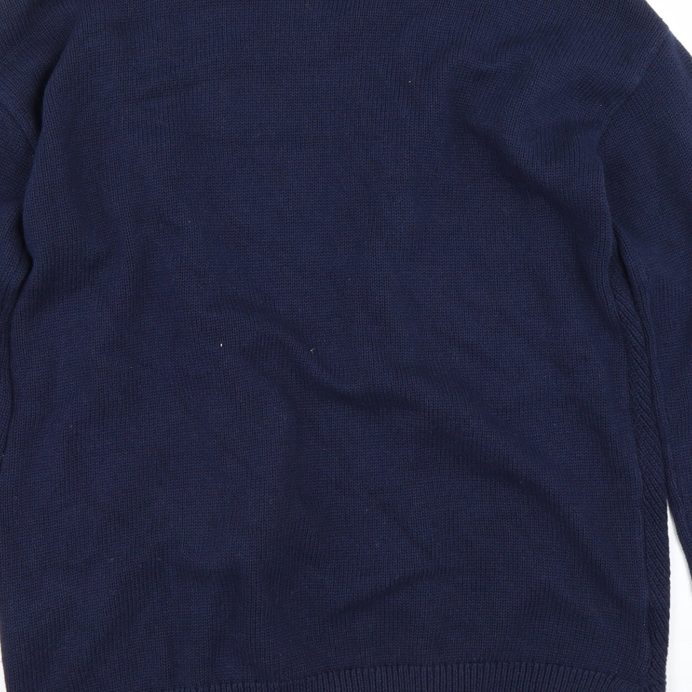 M&S Womens Blue   Cardigan Jumper Size 12