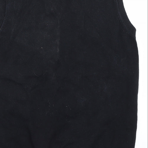 Cedar Wood State Mens Black   Vest Jumper Size M