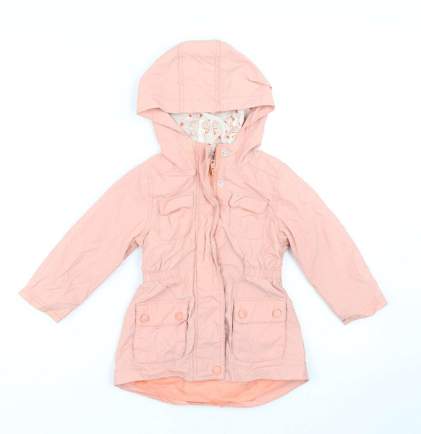 F&F Girls Pink   Rain Coat Coat Size 2-3 Years