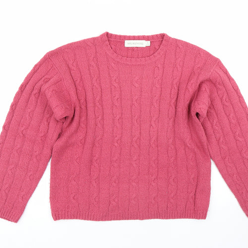 Holmewood Womens Pink   Pullover Jumper Size S