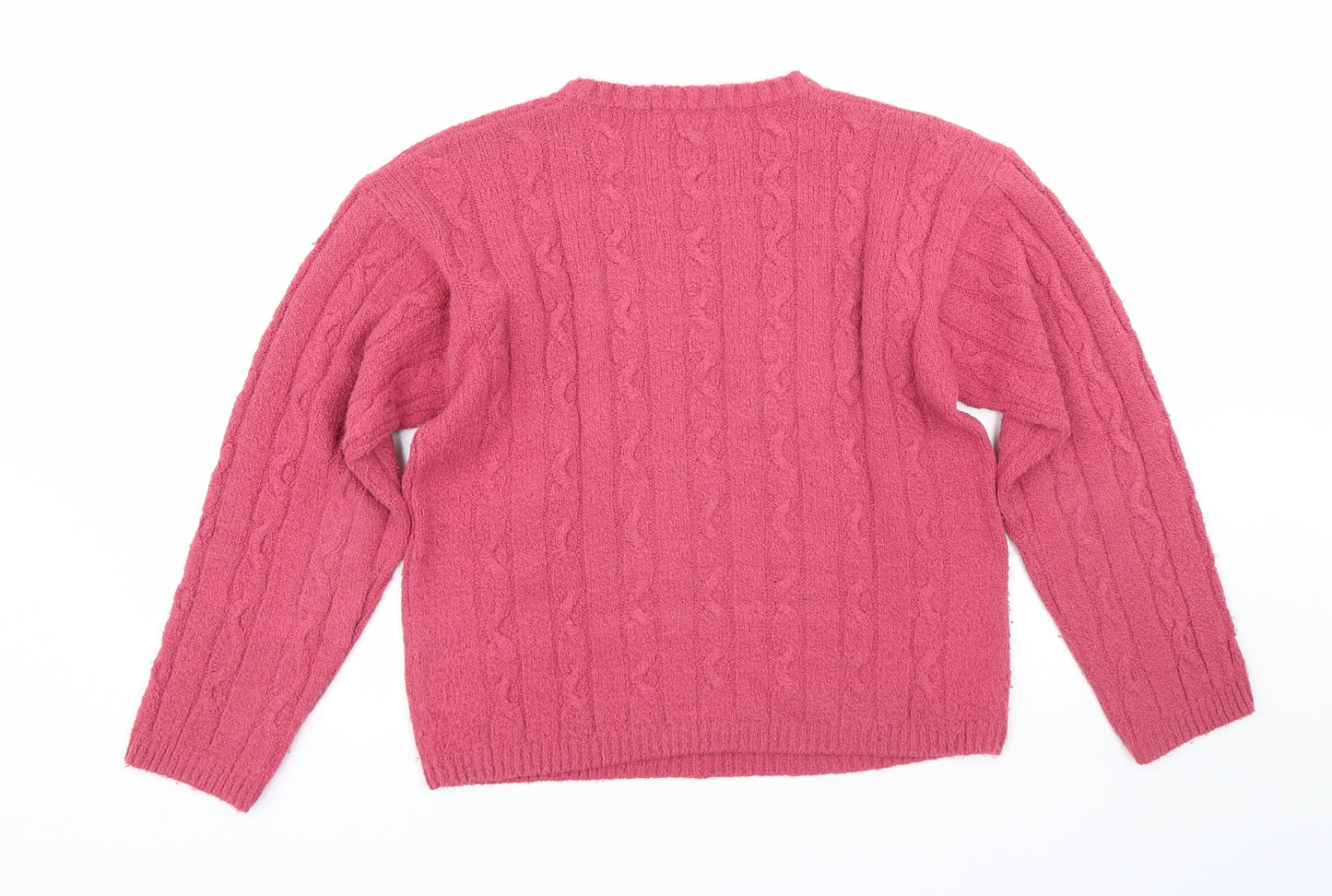 Holmewood Womens Pink   Pullover Jumper Size S