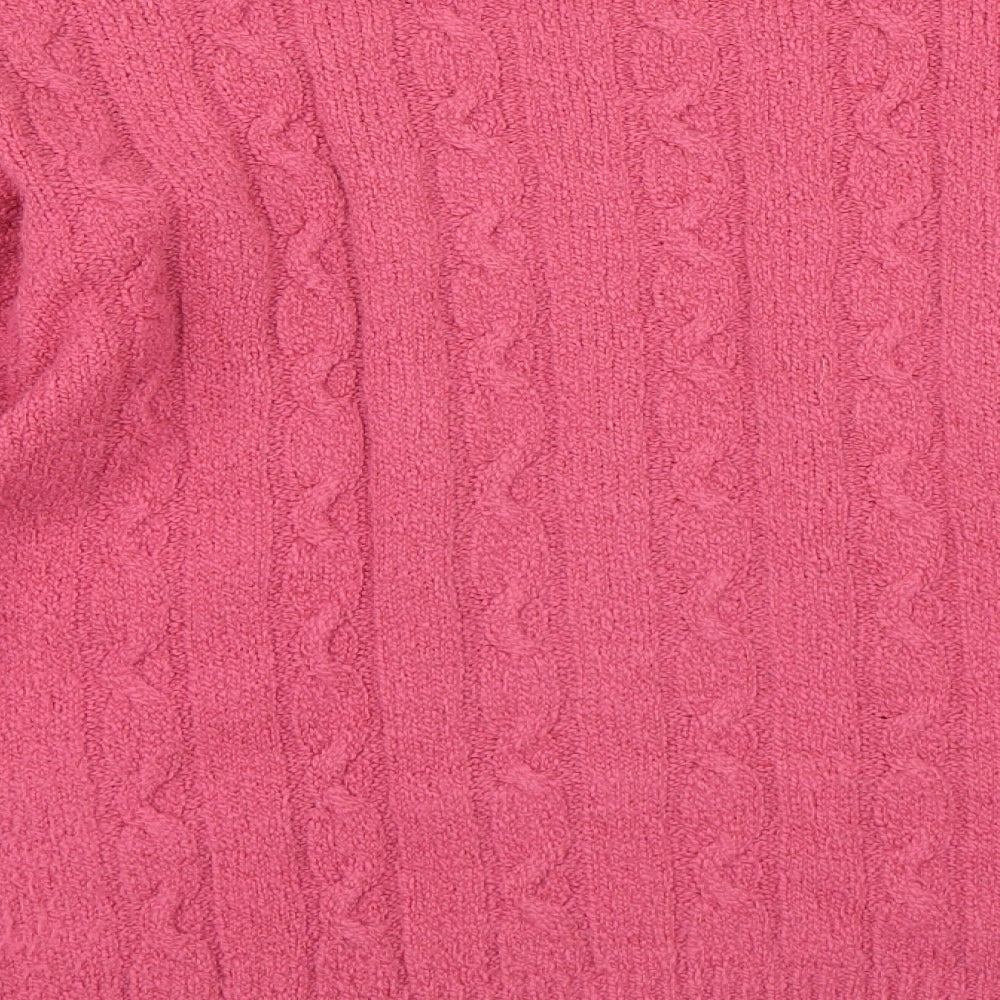 Holmewood Womens Pink   Pullover Jumper Size S