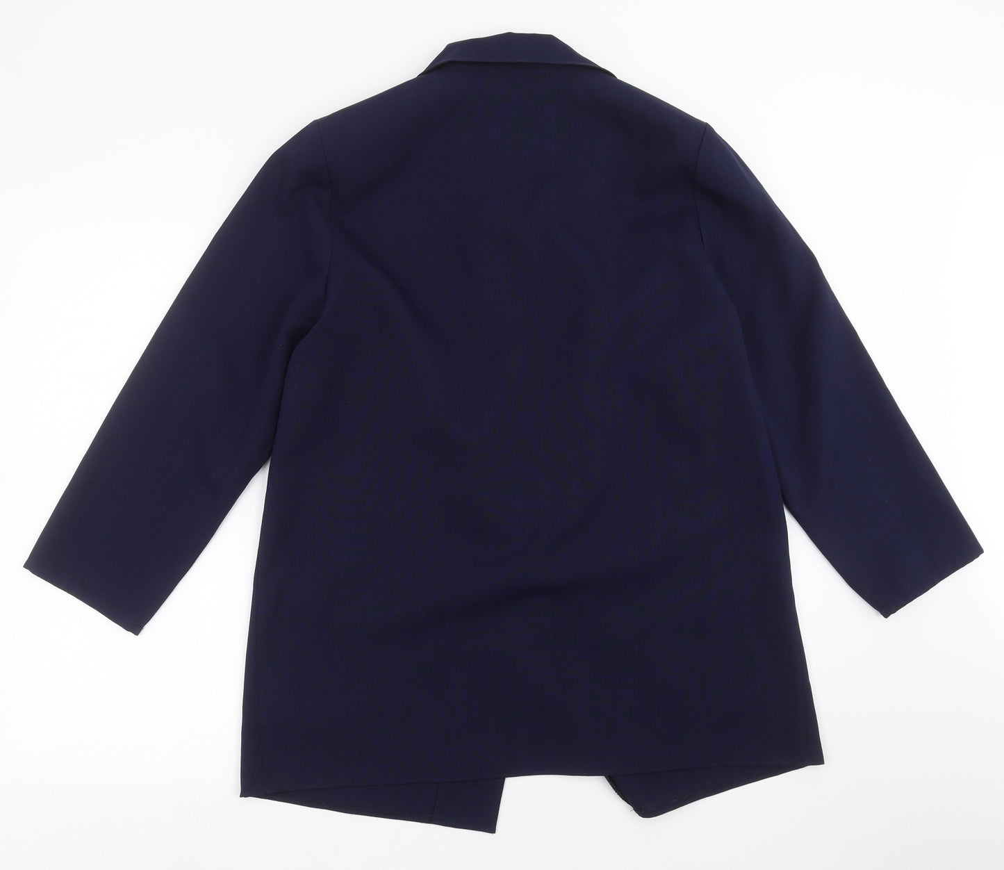 Slimma  Womens Blue   Jacket Suit Jacket Size 14