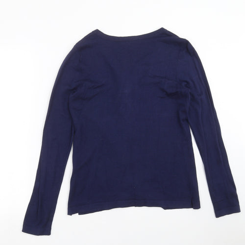 EAST Womens Blue   Cardigan Jumper Size S