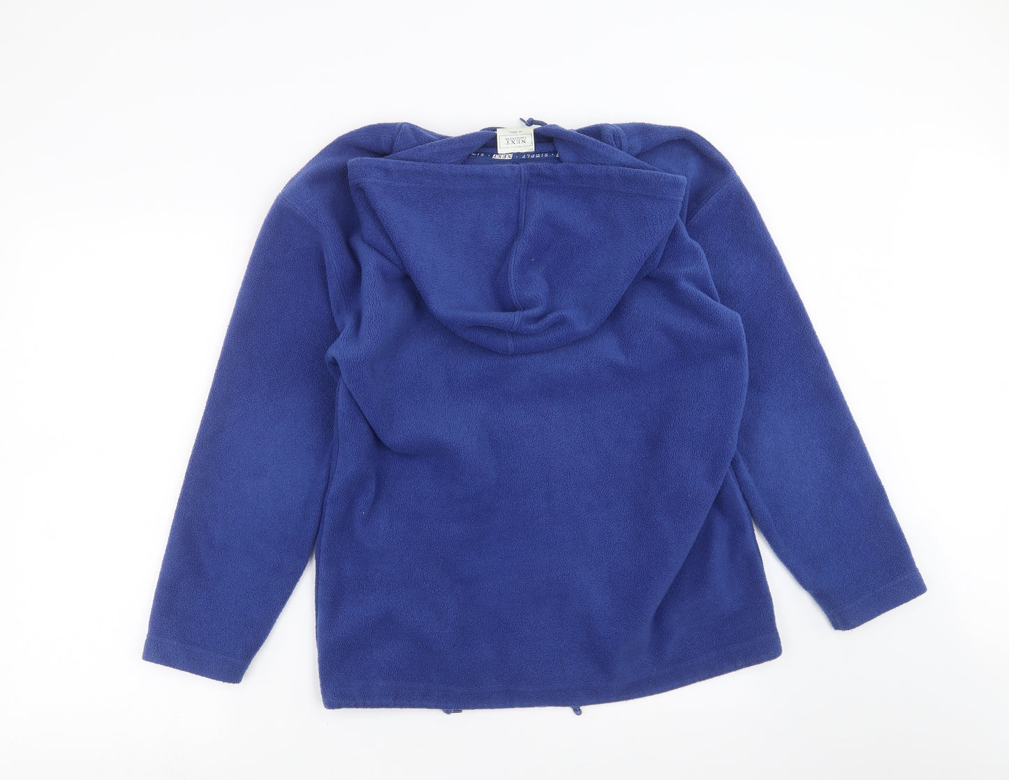 NEXT Womens Blue  Fleece Full Zip Jumper Size S  - hooded