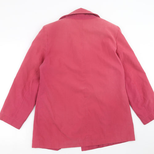 EWM Womens Pink   Jacket Coat Size 12