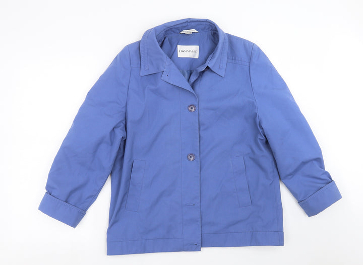 dannimac Womens Blue Jacket Coat Size 18