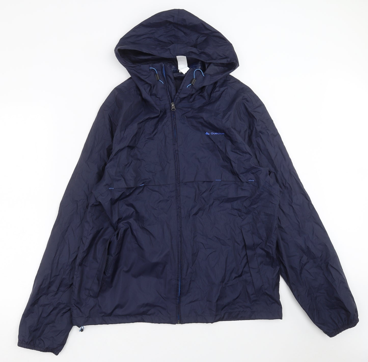 DECATHLON Mens Blue   Rain Coat Jacket Size L
