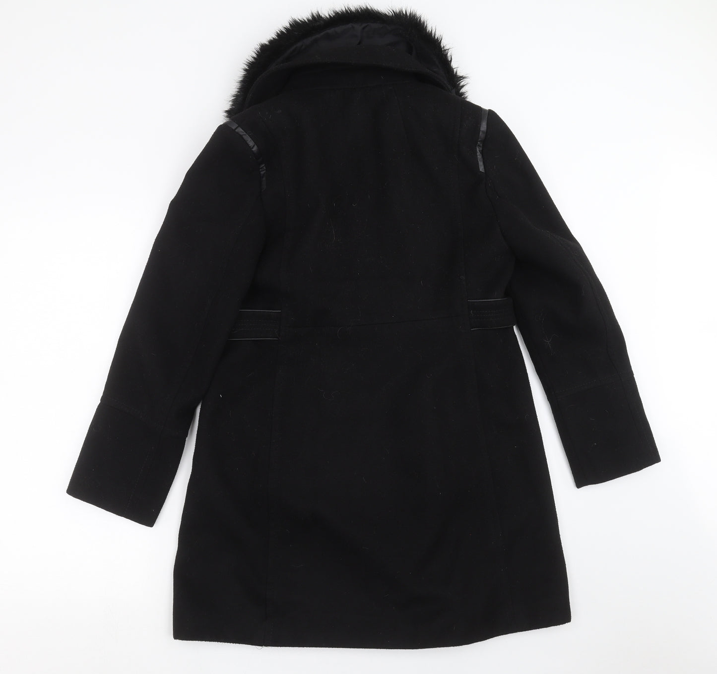 Wallis Womens Black   Jacket Coat Size 10