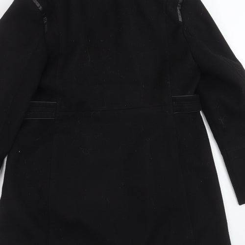 Wallis Womens Black   Jacket Coat Size 10