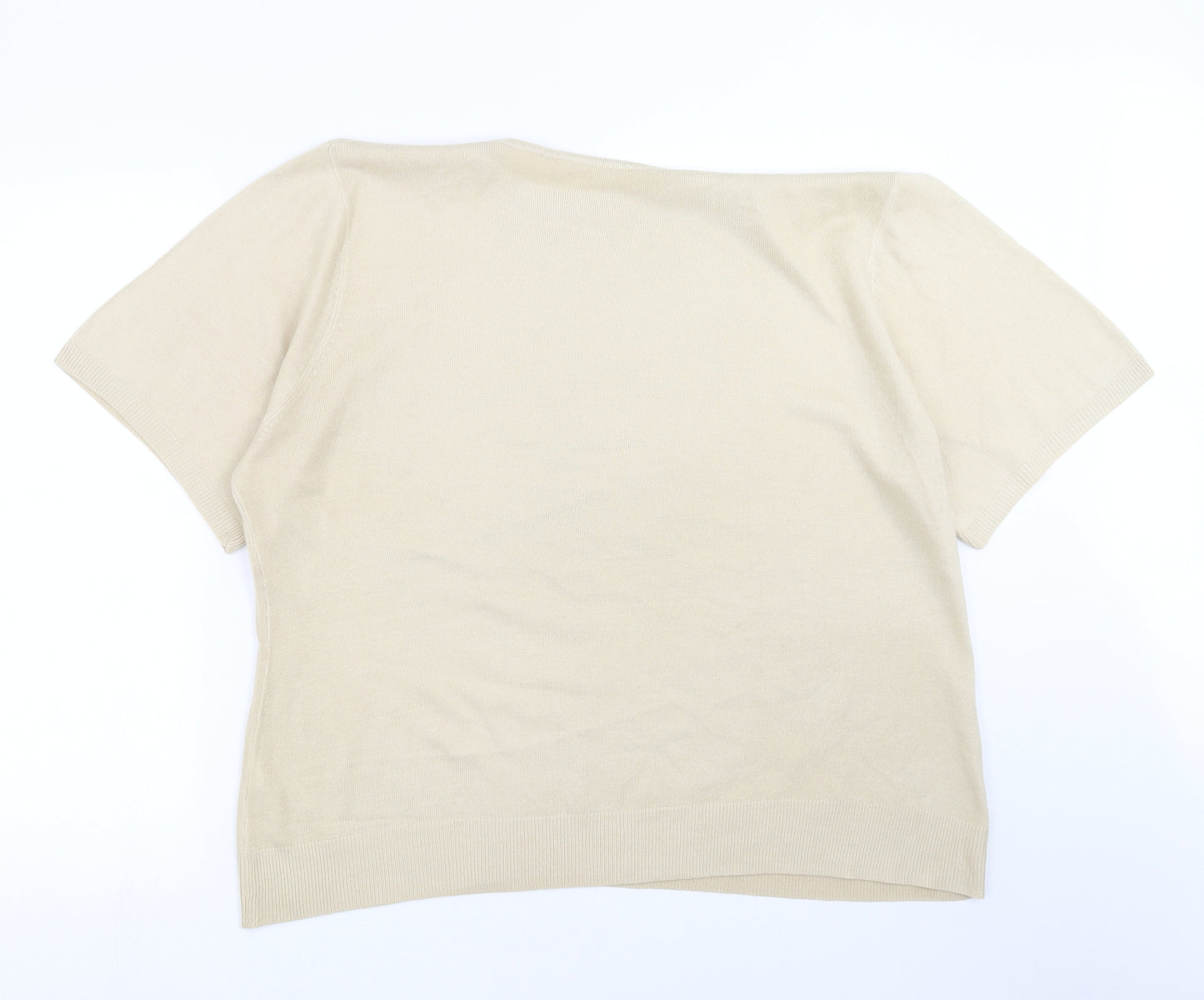 BHS Womens Beige  Knit Pullover Jumper Size 22