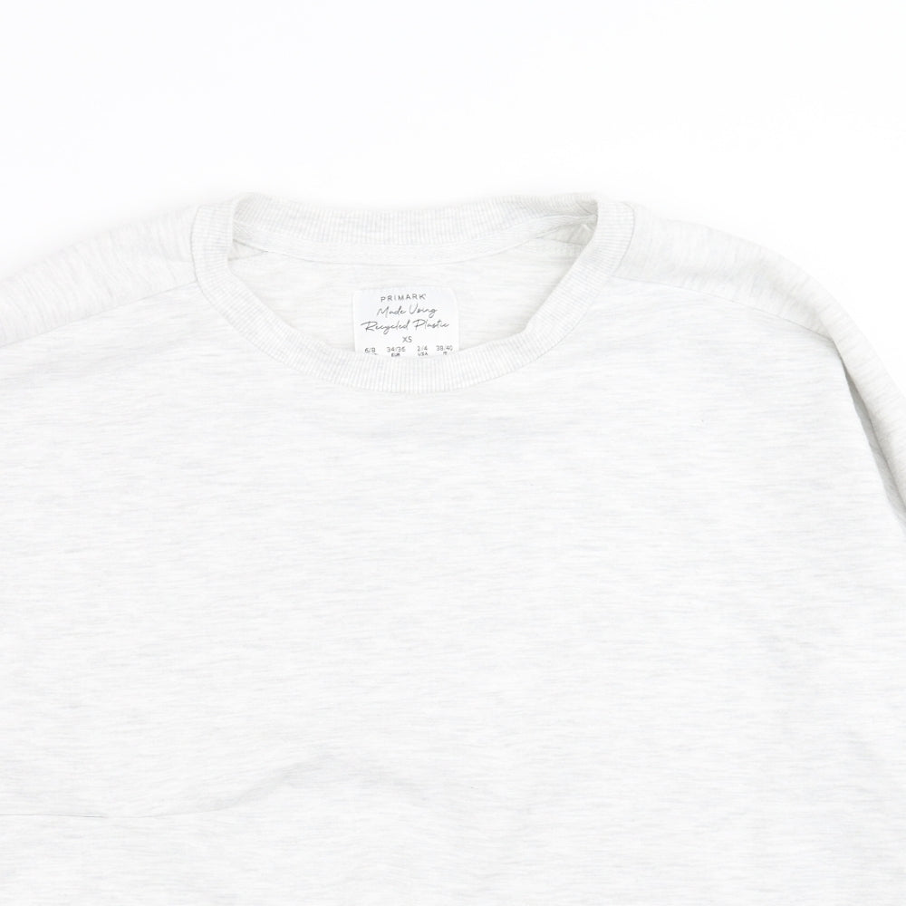 Primark Womens Grey   Pullover Sweatshirt Size XS