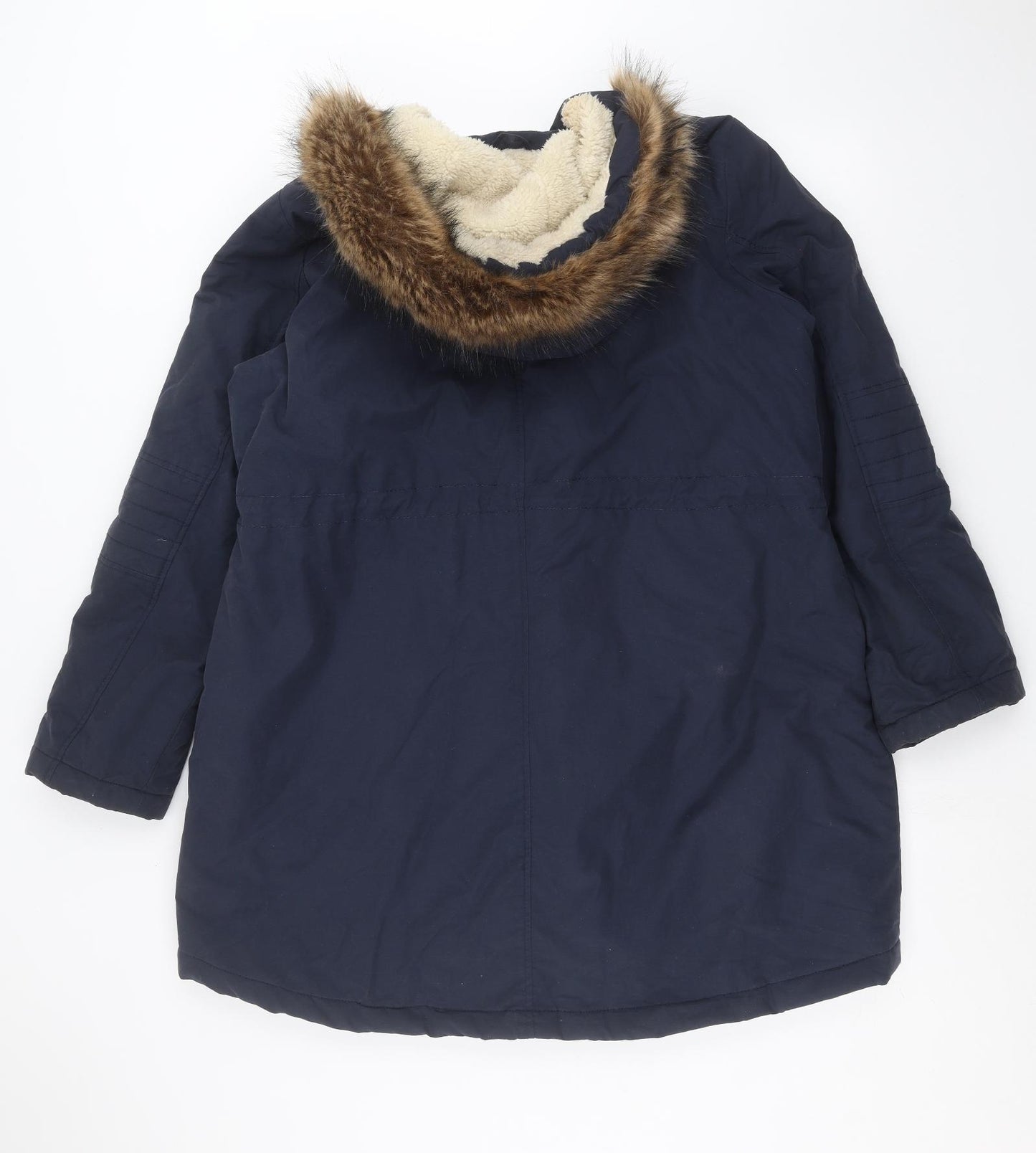 George Womens Blue   Parka Coat Size 18