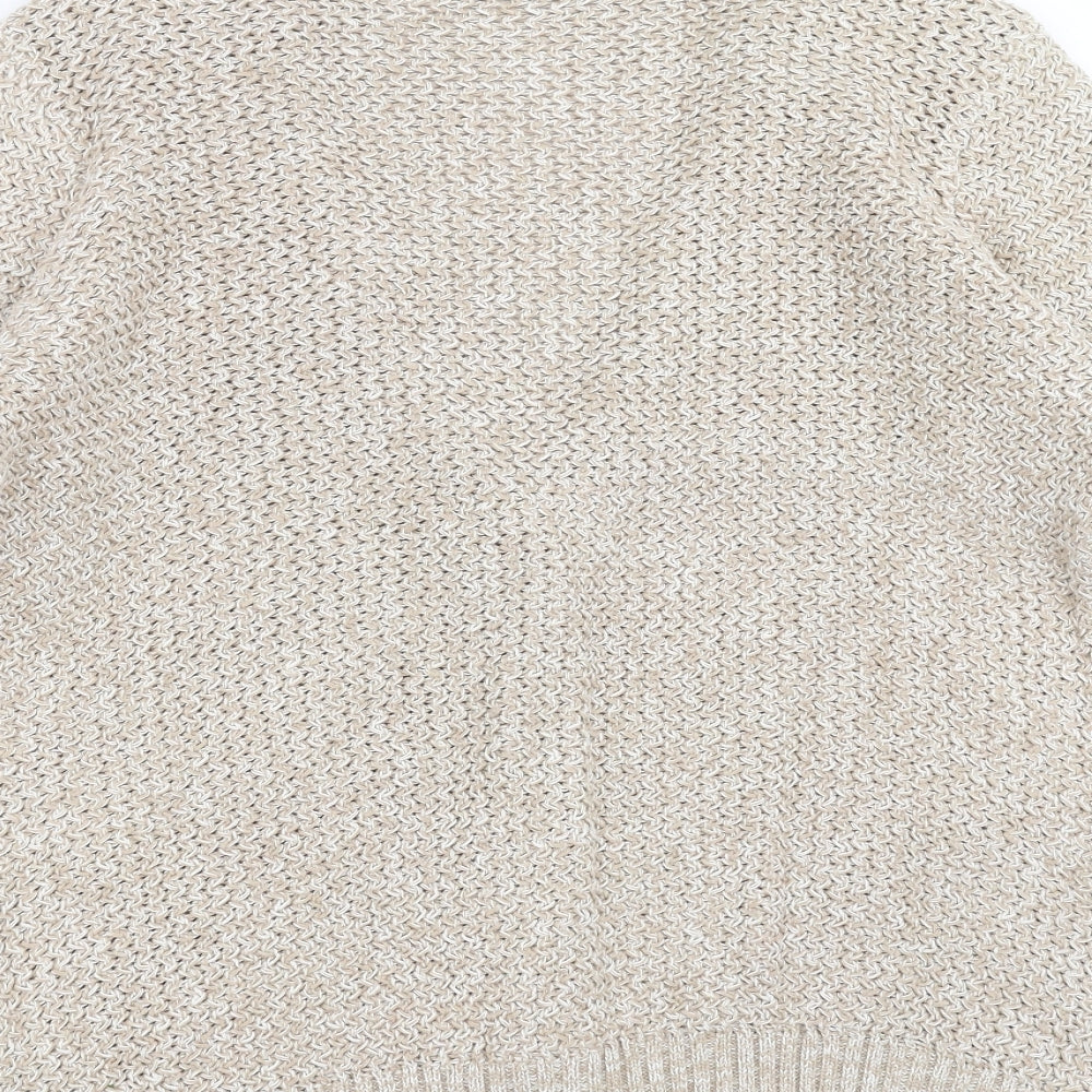 Damart Womens Beige  Knit Cardigan Jumper Size 18